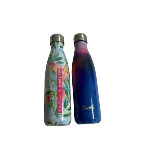 Swell Water Bottles Lilly Pulitzer Starbucks +Other‎ 17oz Stainless Steel Set 2